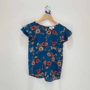 Twine & String Floral Blouse